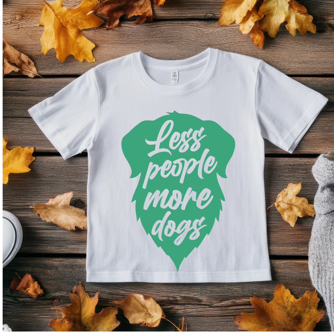 Less People More Dogs - Unisex Classic Crew T-Shirt