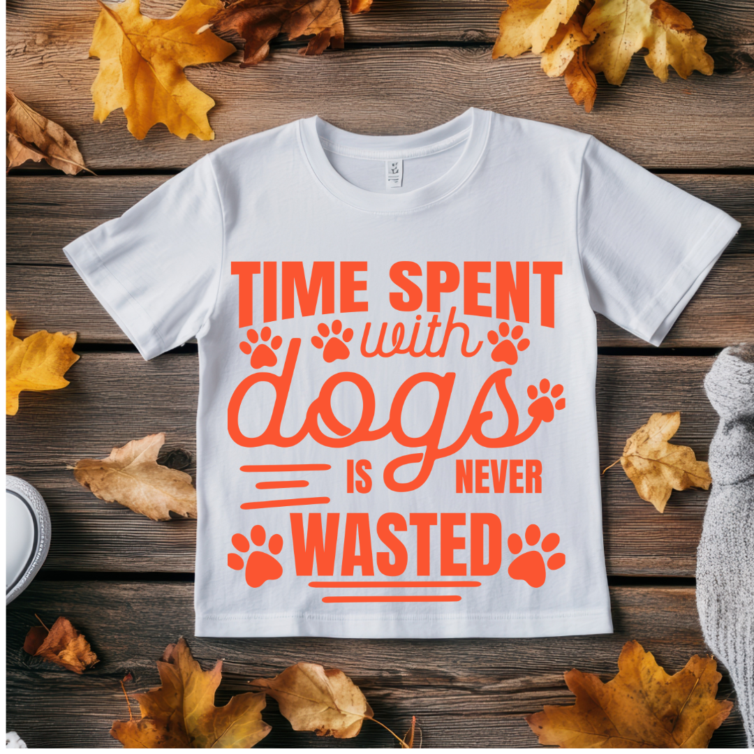 Time Spent with Dogs - Unisex Classic Crew T-Shirt