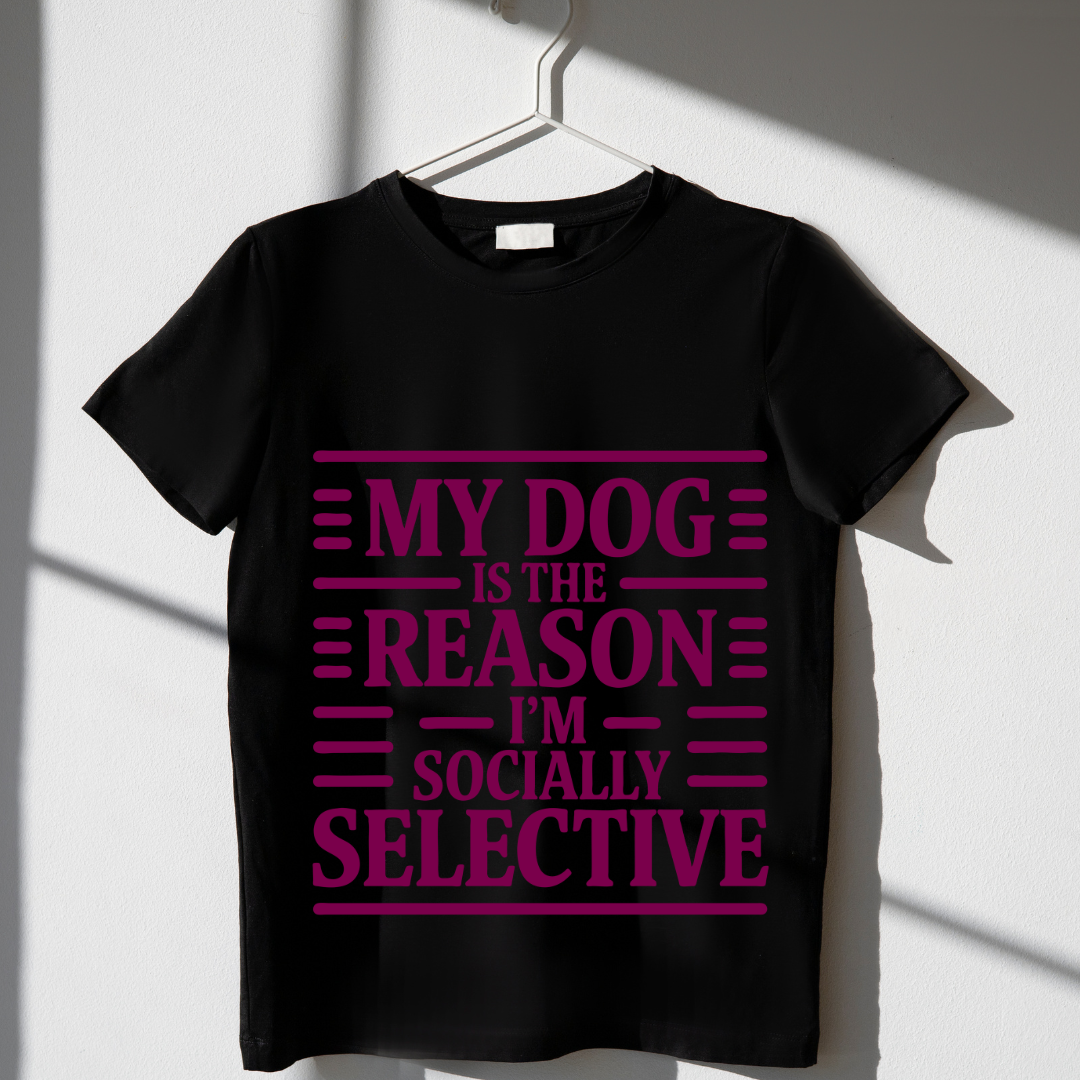 Dog Love - Socially Selective - Unisex Classic Crew T-Shirt