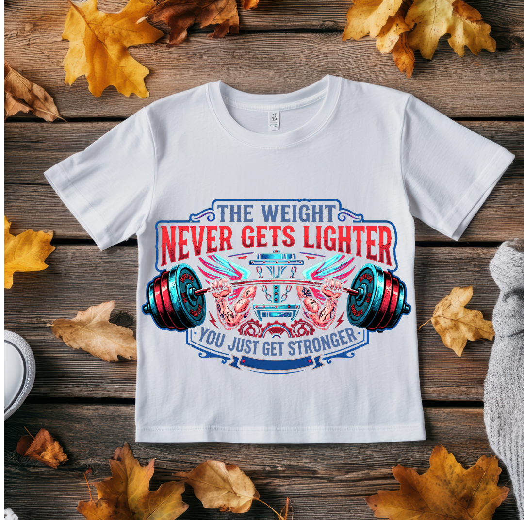 The Weight Never Gets Lighter - Unisex Classic Crew T-Shirt