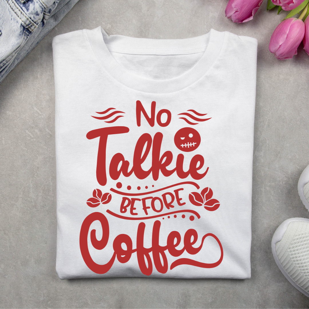 Unisex Classic Crew Coffee Love themed Graphic Printed T-Shirt