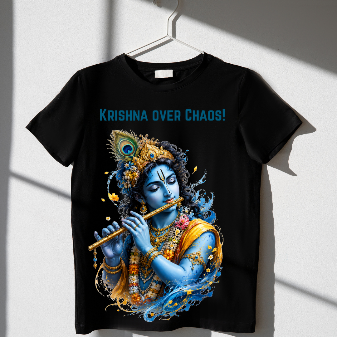 Krishna Over Chaos - Unisex Classic Crew T-Shirt