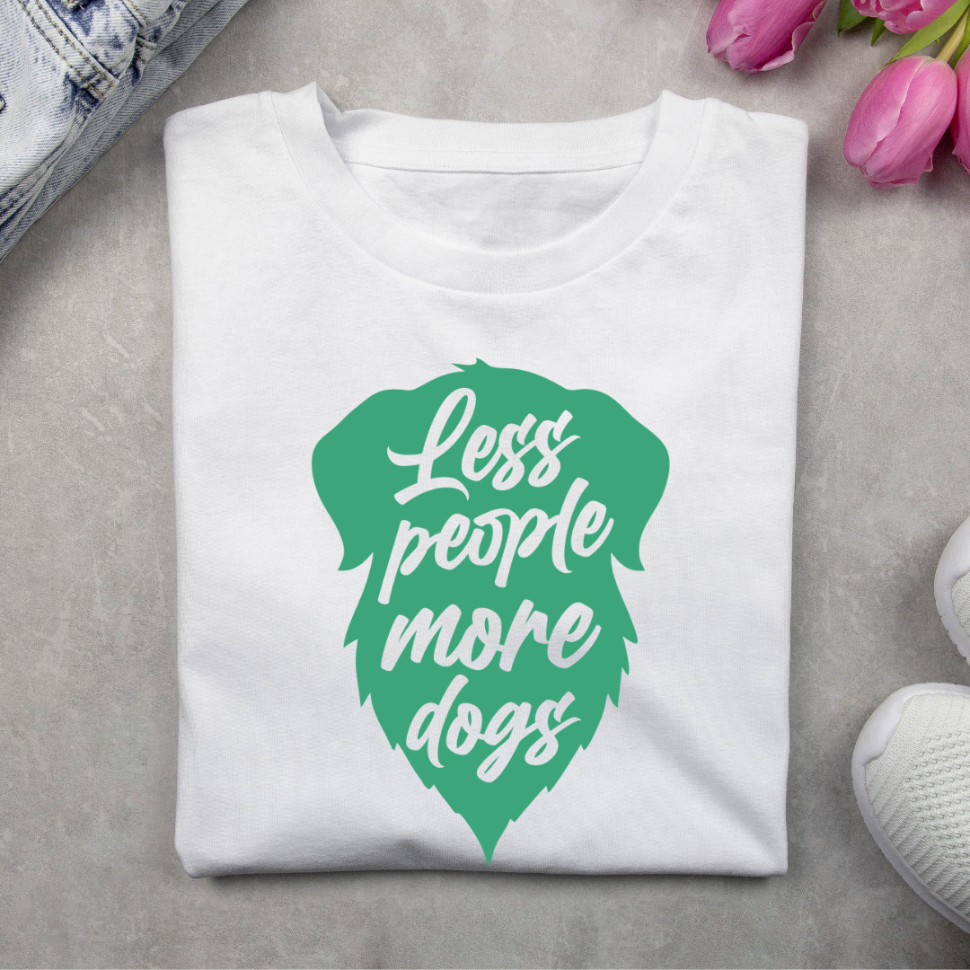 Less People More Dogs - Unisex Classic Crew T-Shirt