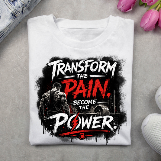 Transform the Pain, Become the Power - Unisex Classic Crew T-Shirt