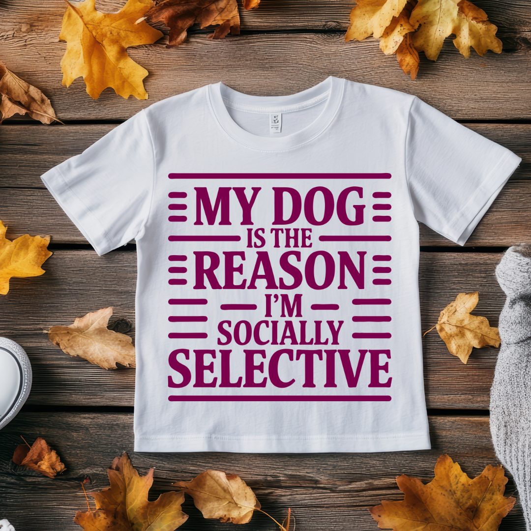 Dog Love - Socially Selective - Unisex Classic Crew T-Shirt