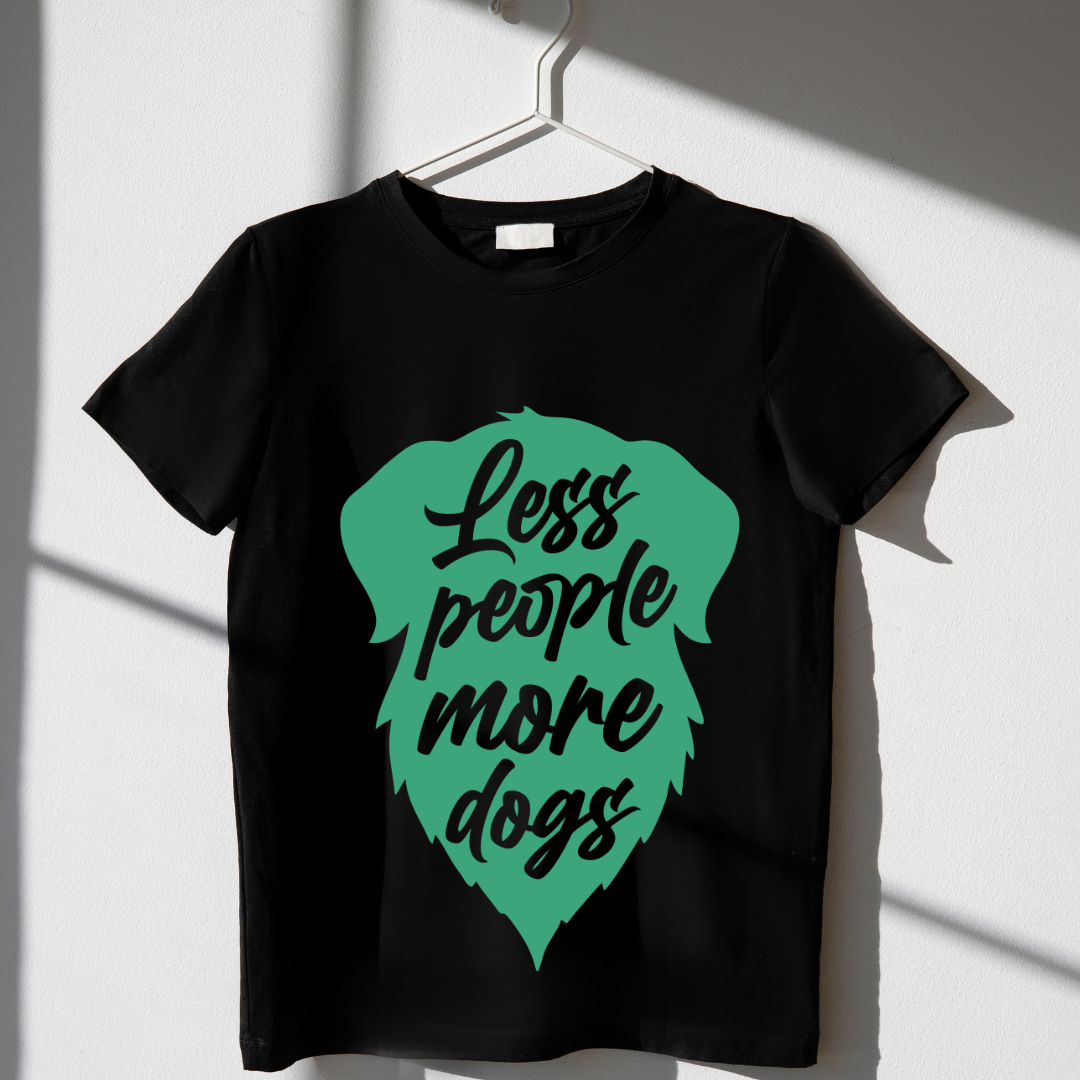 Less People More Dogs - Unisex Classic Crew T-Shirt