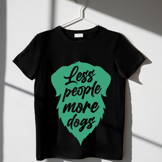 Less People More Dogs - Unisex Classic Crew T-Shirt