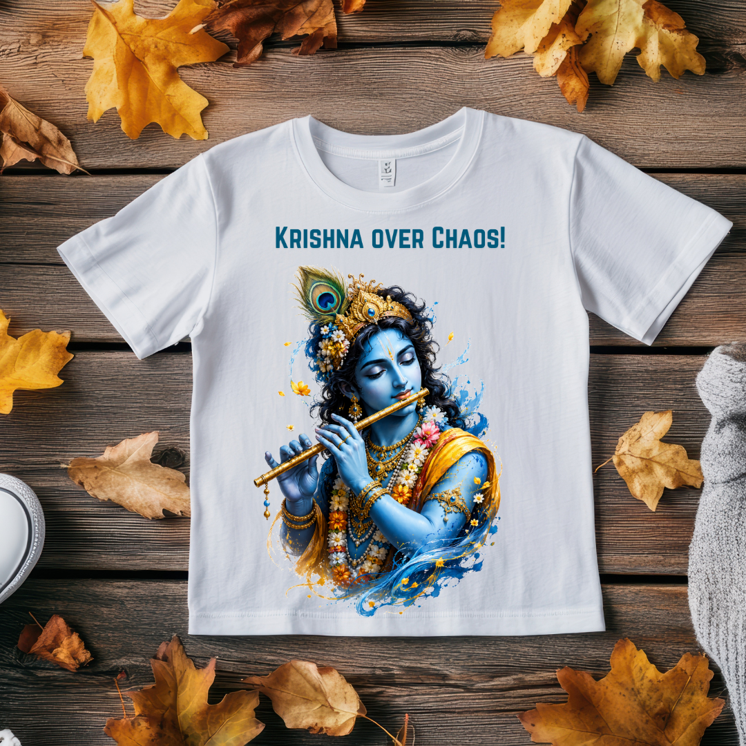 Krishna Over Chaos - Unisex Classic Crew T-Shirt