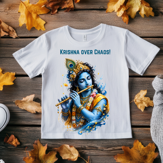 Krishna Over Chaos - Unisex Classic Crew T-Shirt