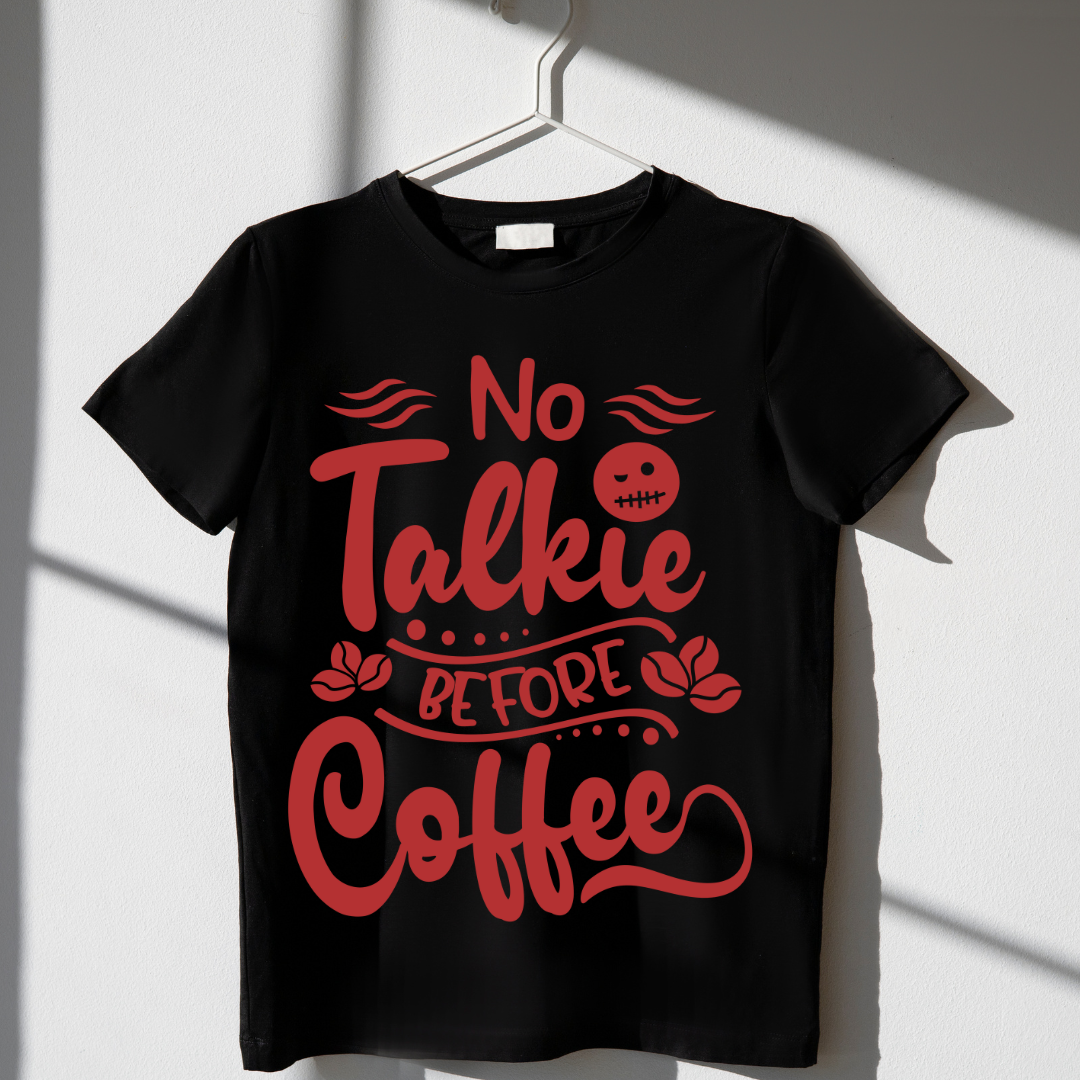 Unisex Classic Crew Coffee Love themed Graphic Printed T-Shirt