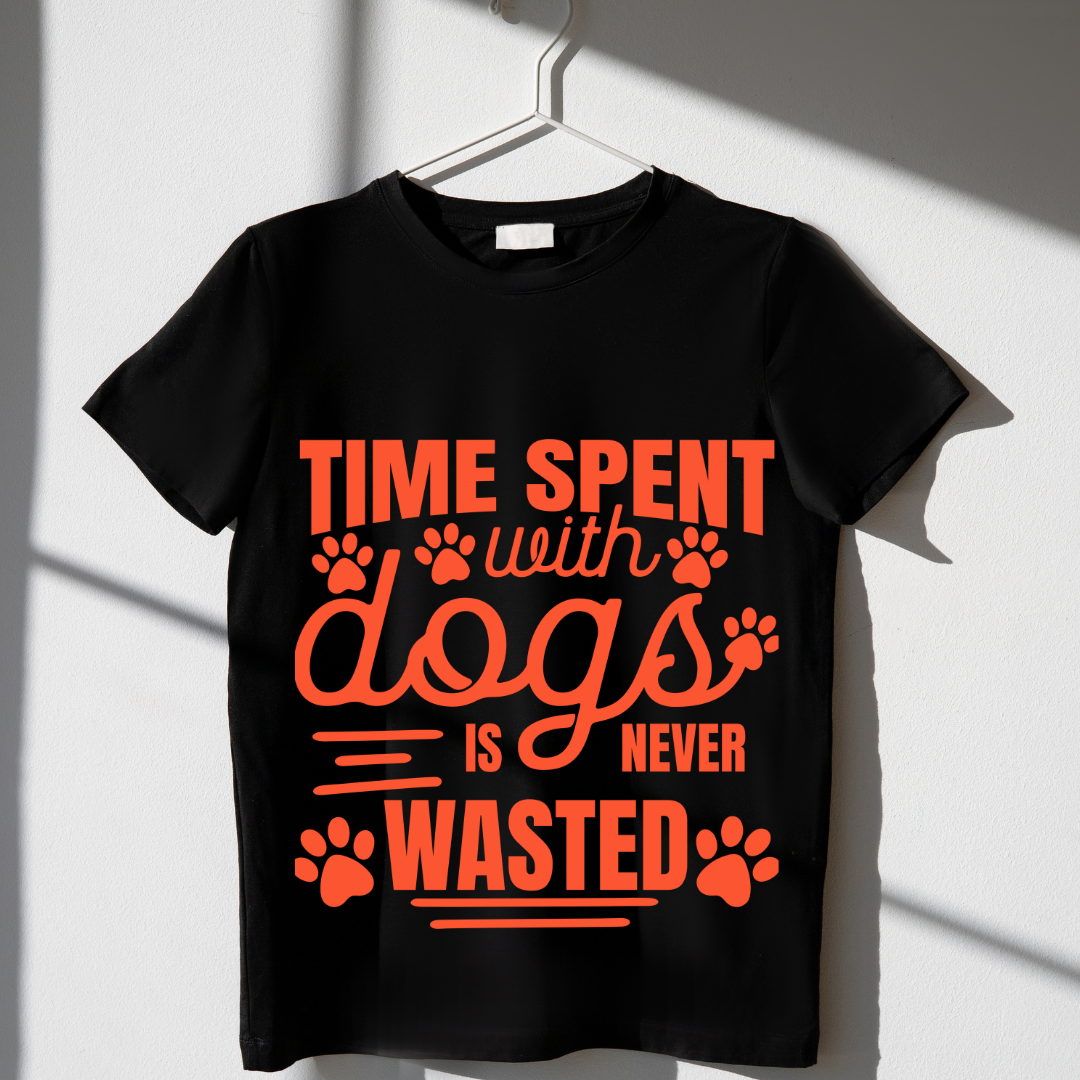 Time Spent with Dogs - Unisex Classic Crew T-Shirt
