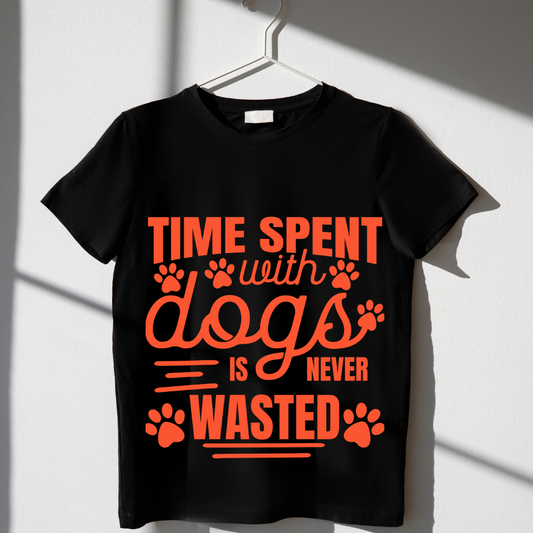 Time Spent with Dogs - Unisex Classic Crew T-Shirt
