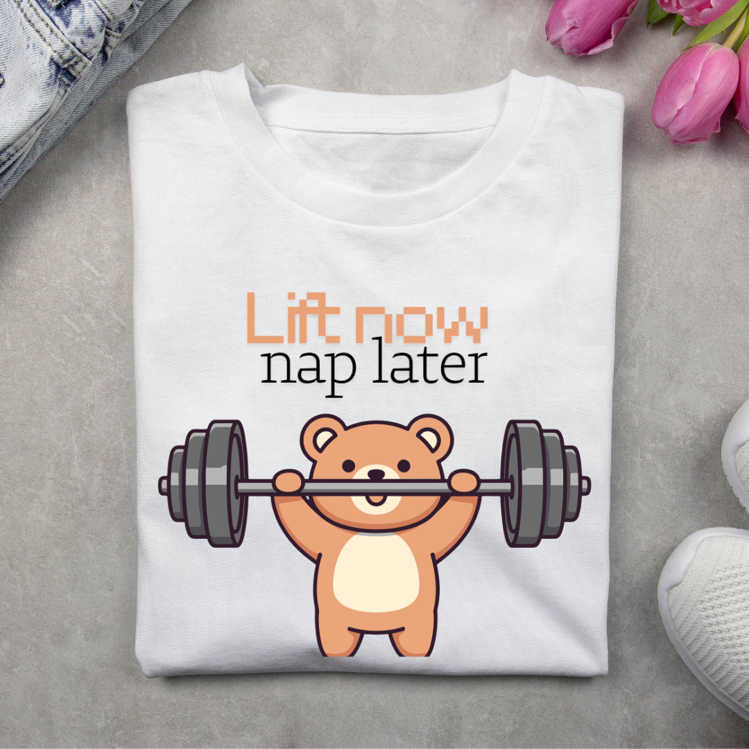 Lift Now Nap Later - Unisex Classic Crew T-Shirt