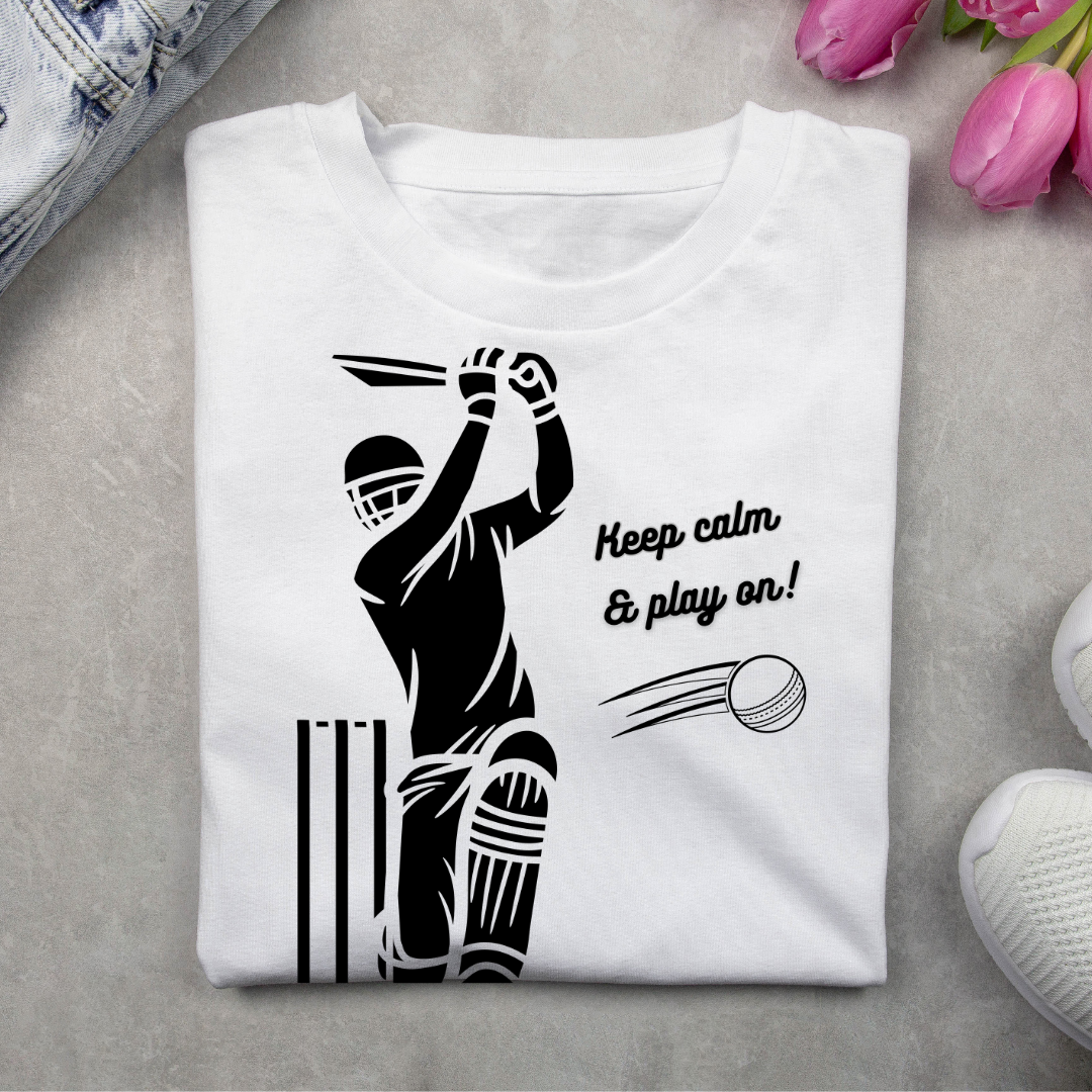 Cricket themed Unisex Classic Crew T-Shirt