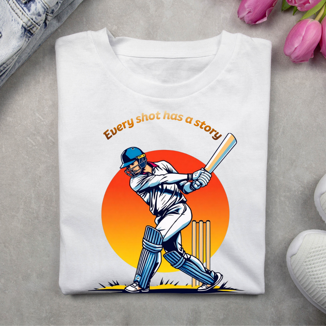 Cricket themed Unisex Classic Crew T-Shirt