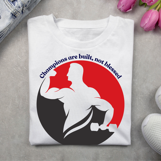 Champions are built -Unisex Classic Crew T-Shirt