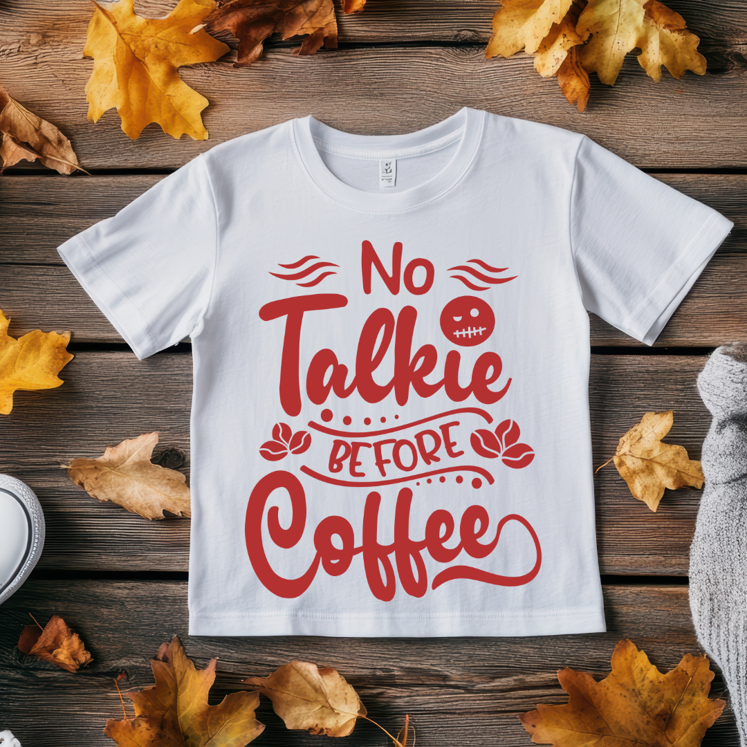Unisex Classic Crew Coffee Love themed Graphic Printed T-Shirt